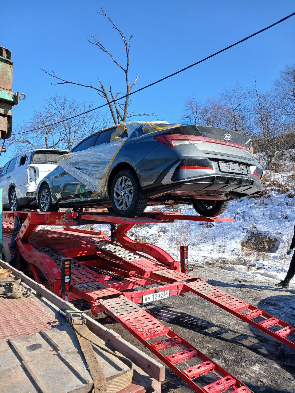 Погрузка автомобилей