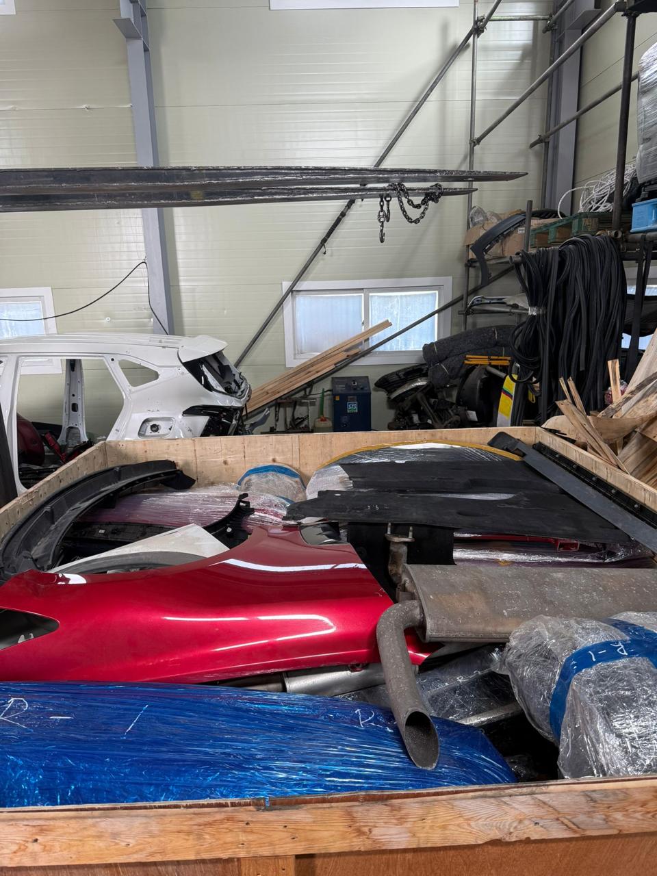 Запчасти упакованы